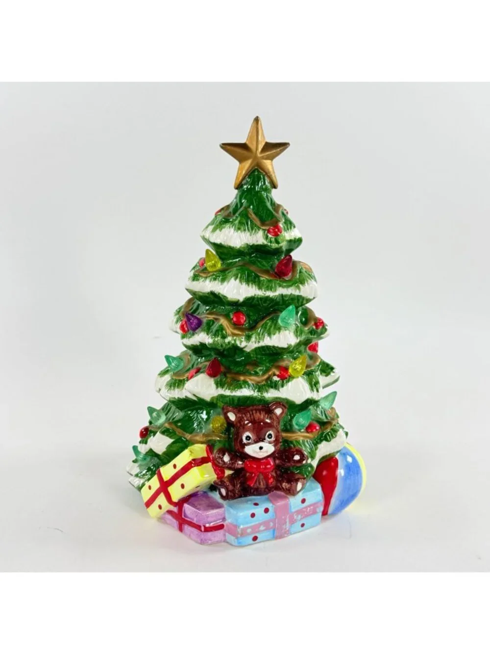 Vintage 1982 Ron Gordon Designs Ceramic Christmas Tree 10.5